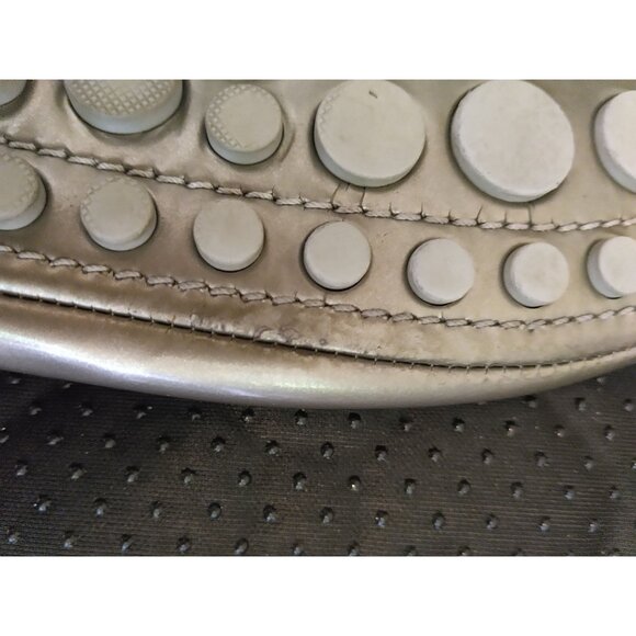 Louis Vuitton Greenish/Grey Patent Leather Oxford Slip on Ballet Flat. Size 40 - Picture 4 of 16